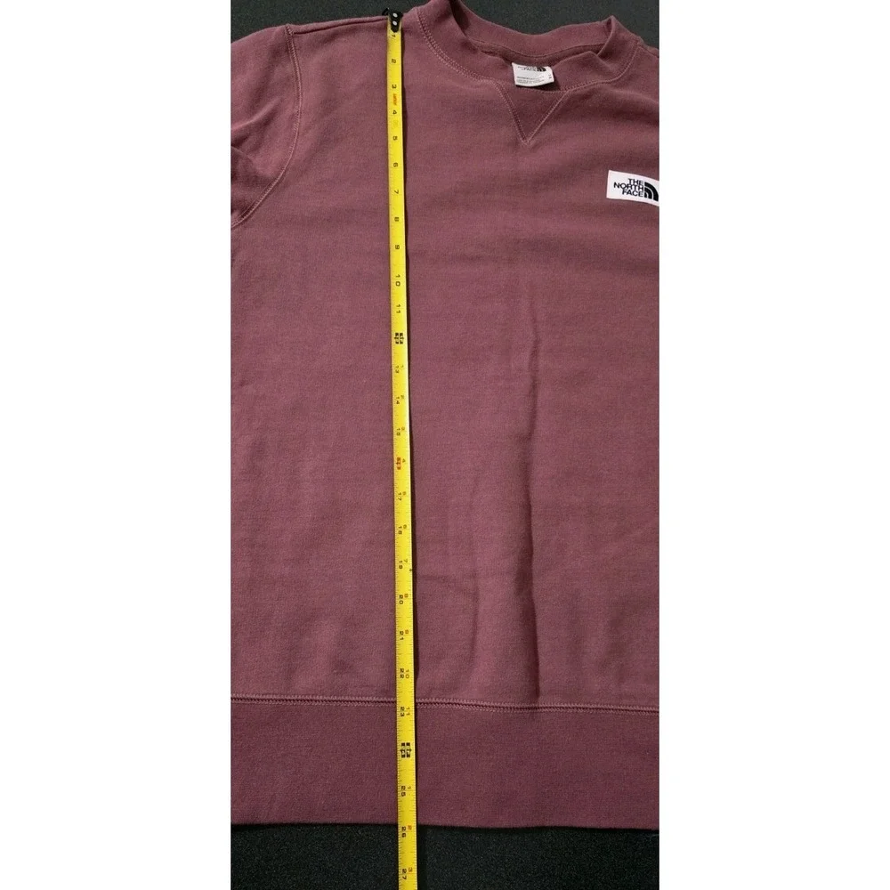 The North‎ Face Heritage Patch Crew Neck Sweatshirt M Woman Mauve Pink Pullover